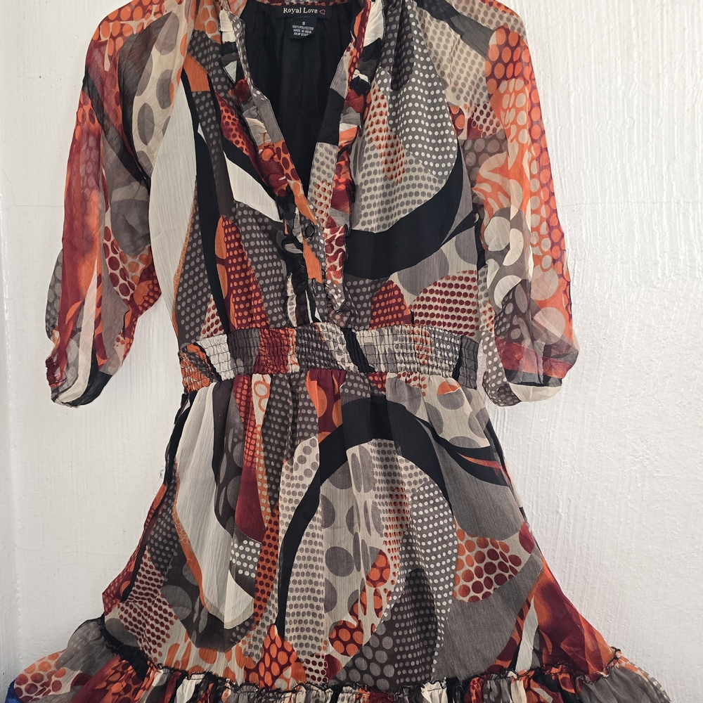 Colorful Patterned Dress